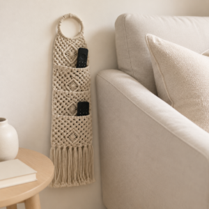 Macrame Remote Pouch